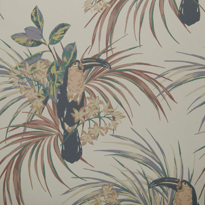 Обои 1838 Wallcoverings Elodie Le Toucan Amber Glow 1907-135-04